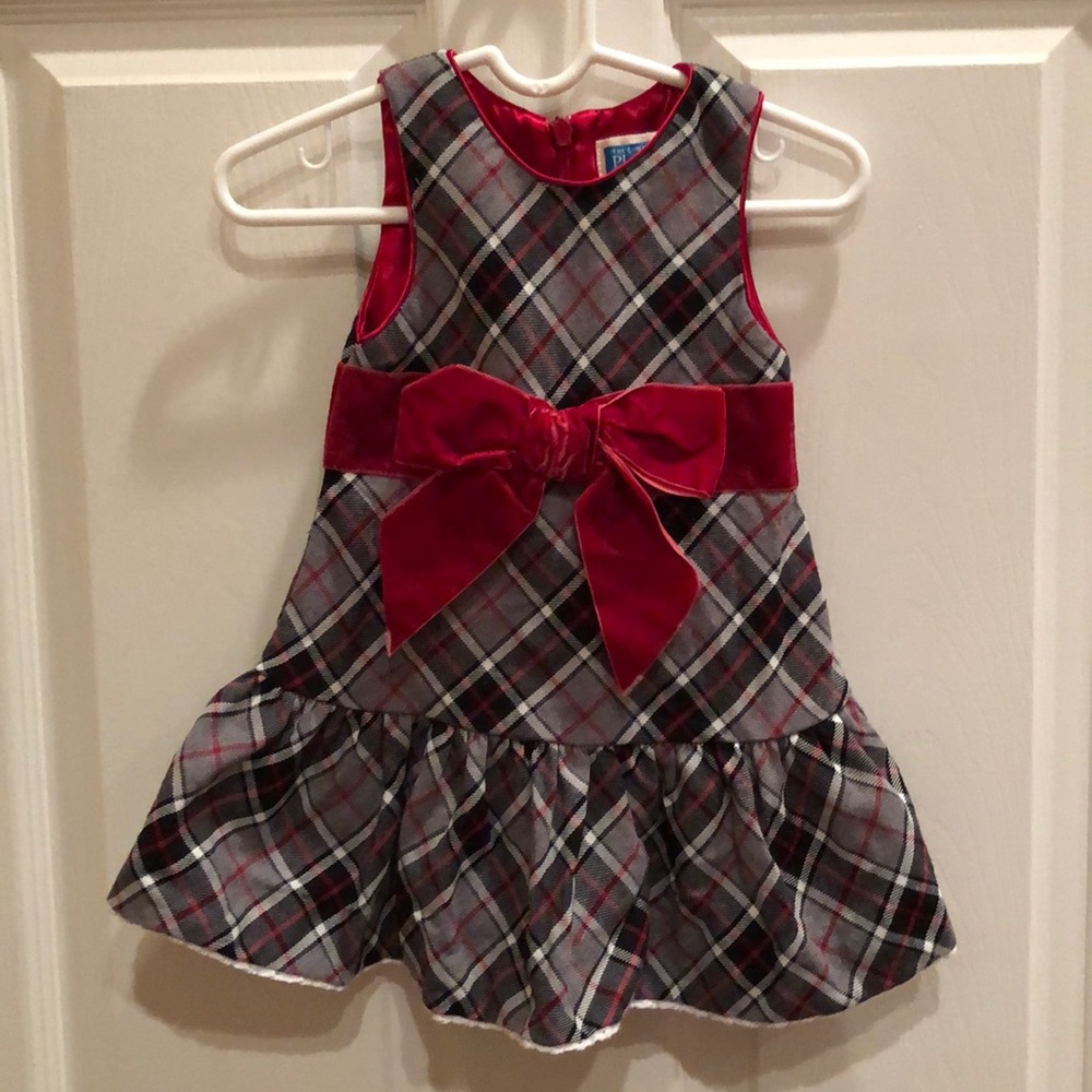 Holiday plaid dress